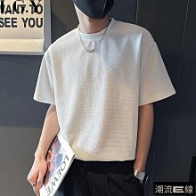 短袖T恤 男士短袖T恤 休閒上衣男 韓版修身短T恤 時尚潮牌上衣男 短袖套頭T恤 夏季新款學生短袖 青少年潮流內搭打底衫-MINTS名仕男裝 歷史價格詳細信息