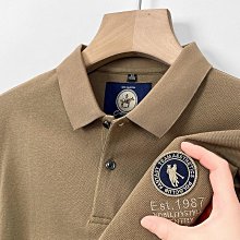 純棉短袖T恤男士翻領夏裝上衣2024新款高端體桖商務純色POLO衫潮 男短袖T恤 男短T 襯衫 針織短袖 歷史價格詳細信息