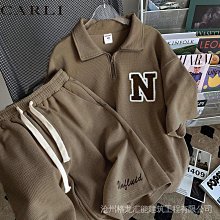 POLO衫 半拉鍊POLO衫 M-5XL氣質型男素色百搭翻領短袖Polo衫 青年男士休閒修身潮流半拉鍊純棉短袖t恤-22號穿搭 歷史價格詳細信息