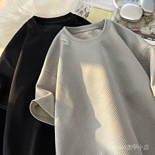 T恤 短袖 百搭休閒潮流復古港風夏季簡約BF風寬鬆男女短袖小眾情侶五分袖 歷史價格詳細信息