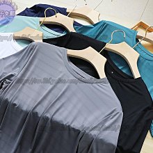 冰絲Polo衫男士夏季超薄短袖男翻領休閑T恤寬松打底衫純色無痕t恤 歷史價格詳細信息