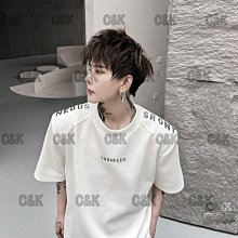 夏季痞帥重磅T恤ins    潮牌高級感短袖2024新款男裝衣服 短袖炸街體恤【滿299元發貨】 歷史價格詳細信息