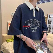 華夫格T恤男 翻領POLO衫 高級感夏裝潮牌帥氣短袖T恤素色百搭短袖 商務正裝M2-22號穿搭 歷史價格詳細信息