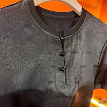 夏季新款男士輕奢短袖襯衫商務休閒修身百搭拼色拼接半袖t恤 歷史價格詳細信息