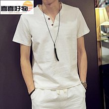 透氣排汗亞麻T恤 男士亞麻短袖T恤 夏季原宿風唐裝漢服居士服禪服 民族風棉麻V領寬鬆休閒T恤 國潮大尺碼短袖上衣 歷史價格詳細信息