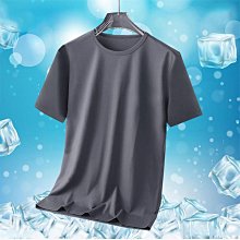 排汗衣 冰絲網眼男士短袖T恤 吸溼透氣速乾短袖 寬鬆加肥加大尺碼 休閒衫運動短袖T恤 排汗衫強推 歷史價格詳細信息