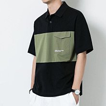 夏季男士短袖t恤撞色翻領POLO衫帥氣韓版緊身男裝青年短袖上衣服t恤男男生衣服男上衣夏天衣服質感衣服-至簡原創 歷史價格詳細信息