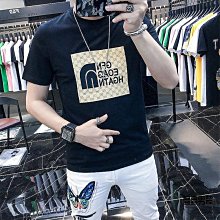 T恤男短袖圓領潮牌歐洲站時尚夏季新款燙鉆大碼修身黑色打底半袖 歷史價格詳細信息