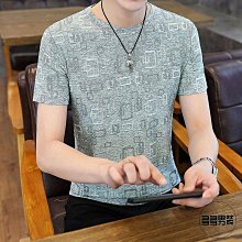 冰絲感短袖t恤男士薄款潮流百搭寬松五分袖T恤衫男款上衣 男上衣 短袖上衣-真男人專賣店 歷史價格詳細信息