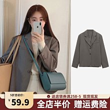 【廠家現貨直發】短款白色西裝外套女2021春秋新款韓版一粒扣小個子顯瘦百搭小西服超夯 精品 歷史價格詳細信息