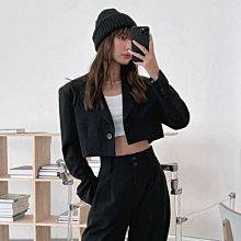 西服黑色單西服上衣青年男正裝西裝外套一粒扣上班面試職業裝婚禮西服 歷史價格詳細信息