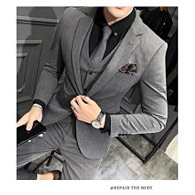 男士西裝套裝帥氣韓版緊身商務休閒西裝男三件式伴郎結婚禮服全套 8TQ6 歷史價格詳細信息