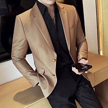 男兩粒單排扣西服上衣平駁領青春流行2023秋季無開衩標準潮長袖 XYXP19868超夯 正品 活動 歷史價格詳細信息