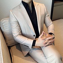 秋冬韓版修身小西裝外套雙排扣時尚休閑西服淺咖XZ9003PG9130  44A5  正裝男誘惑 歷史價格詳細信息