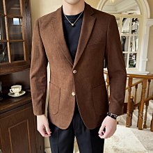 西裝外套男休閑復古小西服上衣ins痞帥潮流中山裝學院風單西外套-特價 歷史價格詳細信息