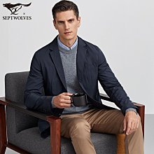 七匹狼夾克外套男秋冬款男士高檔商務休閒加絨保暖中年爸爸裝上衣 歷史價格詳細信息