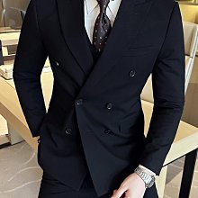 高檔男商務西裝結婚新郎伴郎修身禮服銀行銷售酒店職業裝西服套裝 歷史價格詳細信息
