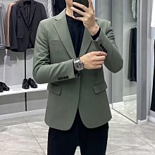 小西裝外套男灰色痞帥時尚韓版潮流男士西褲修身秋季休閒西服套裝 歷史價格詳細信息