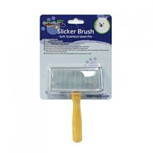 寵物用鋼針梳▪︎狗貓除毛▪︎浮按壓除毛刷▪︎寵物細針梳▪︎按壓脫毛▪︎梳子圓頭設計▪︎60度彎曲鋼針設計▪︎保護皮膚不刮傷▪︎更有效地▪︎去除毛孩的老廢毛髮 歷史價格詳細信息