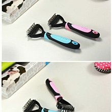 寵物開結梳 褪毛梳子 脫毛神器 毛打結用雙面不銹鋼開結梳 歷史價格詳細信息