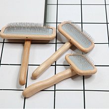 木柄針梳『三種尺寸』 威力 不鏽鋼軟針 清毛梳 狗用 貓用 寵物美容用品 去毛梳 梳子 power pet 歷史價格詳細信息