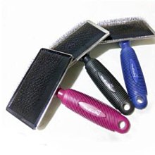 【寵物鋼針梳-小號鋼絲刷-彈性氣囊圓形梳頭-17.3*8*6cm-2支/組】狗狗刷子梳子 梳理底毛 寵物清潔-79011 歷史價格詳細信息