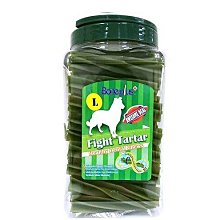 英國BONE PLUS 綜合雙色潔牙骨結1100g桶裝(家庭號) SS/S/M/L號 狗零食『WANG』 歷史價格詳細信息