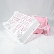 *優比寵物*皇冠(雙層提把高腳型內襯網篩)870-BB舒樂貓砂屋/貓便屋-附砂鏟1支(優惠價)台灣製造 歷史價格詳細信息