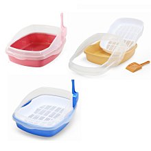 皇冠 ACEPET 舒樂高邊防撥沙 雙層貓砂盆 貓沙盆 貓便盆 貓廁所＃871-D（含 砂鏟）439元 歷史價格詳細信息