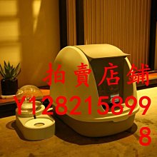 貓砂盆特大號全半封閉式塑料貓砂盆貓廁所防幼貓屎盆貓咪用品大全 歷史價格詳細信息
