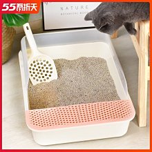 現貨熱銷-貓砂盆開放式貓咪廁所半封閉貓砂盆小號幼貓寵物廁所用品c  WD 歷史價格詳細信息