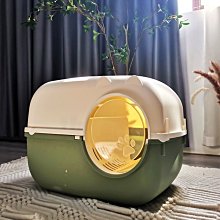 貓砂盆幼貓大號防外濺屎盆封閉式超大號貓沙盆防臭貓廁所貓咪用品`特價 歷史價格詳細信息
