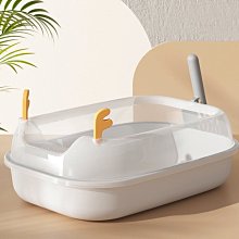 貓砂盆超大號半封閉式隔臭防外濺貓廁所幼貓屎盆子貓沙盆貓咪用品 歷史價格詳細信息