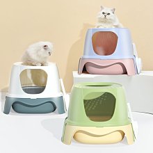 頂入式貓砂盆全封閉式大號貓廁所防外濺半封閉防臭貓屎盆貓咪用品~清倉價 歷史價格詳細信息