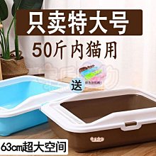 貓砂盆超大號50斤60斤緬因加長40斤特大號巨無霸大號超大70cm巨大~清倉價 歷史價格詳細信息