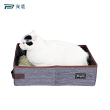 外出可折疊貓砂盆 便攜式貓咪廁所超大號半封閉式貓屎盆清潔用品 歷史價格詳細信息