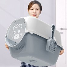 貓砂盆紫外線超大號貓砂盆全封閉貓廁所隔臭防外濺貓沙盆貓屎盆 歷史價格詳細信息