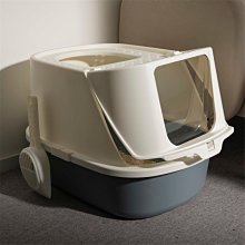 貓砂盆特大號全半封閉式塑料貓砂盆貓廁所防幼貓屎盆貓咪用品大全 歷史價格詳細信息