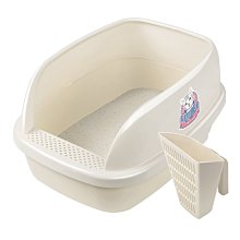 貓樂適半封閉面包貓砂盆特大號防外濺成幼貓咪廁所鏟屎盆寵物用品`特價 歷史價格詳細信息