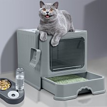 【超大號】貓砂盆大號全封閉幼貓防外濺隔臭貓屎盆貓廁所除臭 歷史價格詳細信息