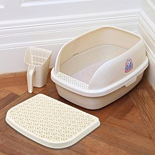 半封閉貓砂盆特大號防外濺全開放貓咪用品貓廁所大號超大貓沙盆子~清倉價 歷史價格詳細信息