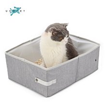 便攜可折疊貓砂盆方便實用防水耐用牛津布貓砂盆移動貓廁所貓屎盆 歷史價格詳細信息