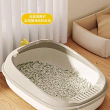貓砂盆超大號貓咪貓盆防外濺半封閉式貓廁所防臭貓屎盆方形塑料盆 歷史價格詳細信息