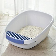 。塑料貓砂盆半封閉式大號側開正方形開放式加高貓咪貓籠可用貓沙 歷史價格詳細信息