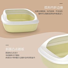 貓砂盆防外濺半封閉式大號單層加高貓廁所貓上廁所盆貓砂鏟貓用品超夯 精品 歷史價格詳細信息