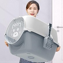 貓砂盆全封閉式貓廁所特大超大號防外濺帶砂小幼貓沙屎盆貓咪用品`特價 歷史價格詳細信息