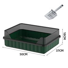 加大號貓砂盆半封閉頂入式透明可視易貓咪拉屎盆狗狗鏟屎清洗寵物 歷史價格詳細信息