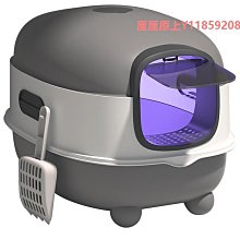貓砂盆貓砂盆超大號紫外線防臭放濺砂自動全封閉可拆卸式貓新疆 歷史價格詳細信息