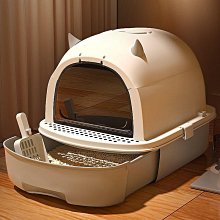 西洲百貨鋪”式 半封閉廁所 防外濺猫沙盆子 咪盤用品 咪小便盆 超大號寵物盆 歷史價格詳細信息