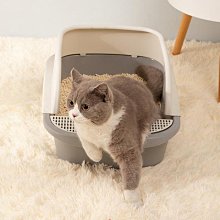 貓沙砂盆半封閉式貓砂盆防外濺超大號貓砂盆貓廁所貓屎盆貓咪用品 歷史價格詳細信息